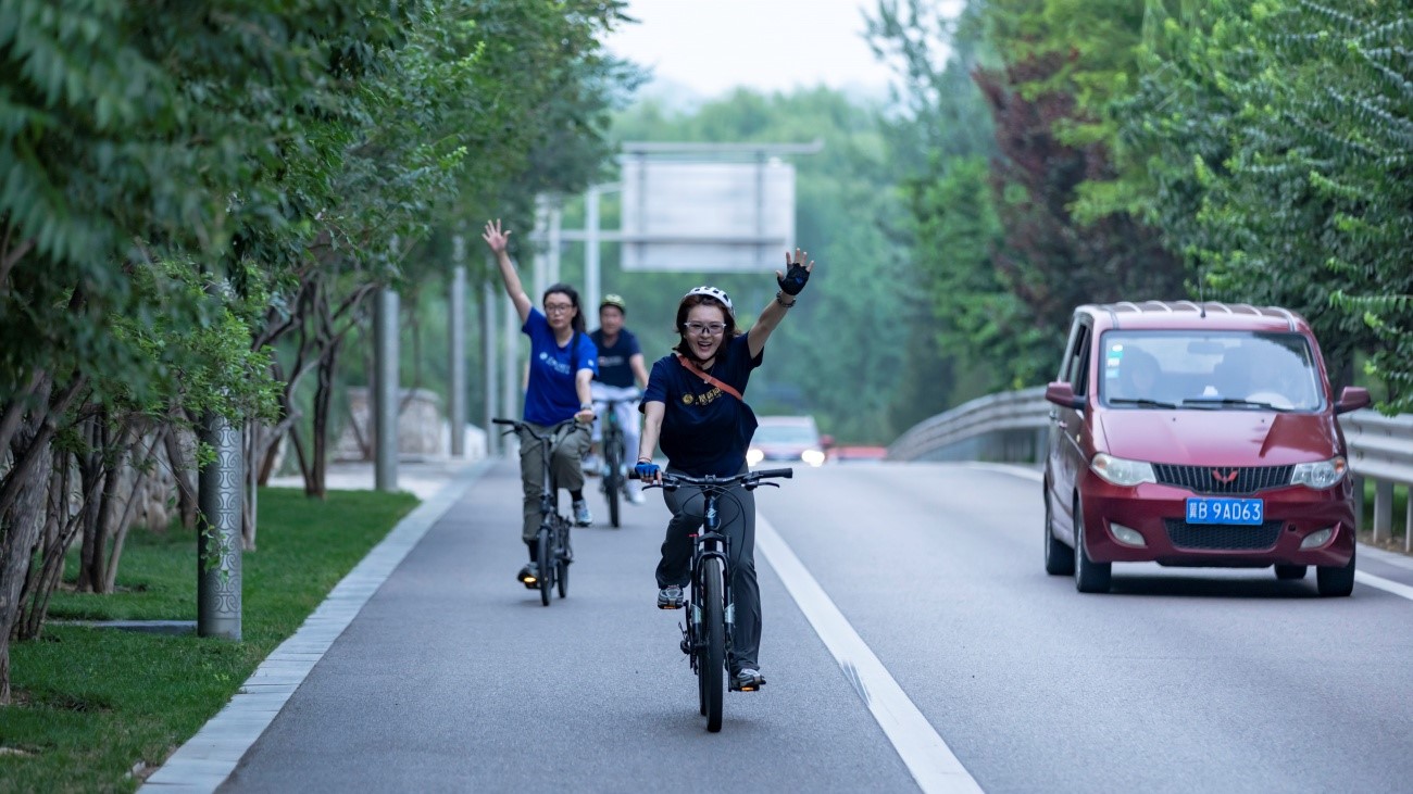 「騎行雁棲湖，凝聚團(tuán)隊(duì)力！」 一日騎行團(tuán)建，挑戰(zhàn)與美景同行！